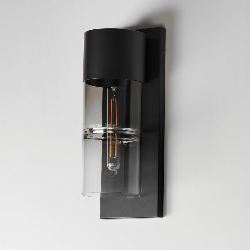 ET2 E26144-142BK Smokestack Medium LED Outdoor Wall Sconce | Black