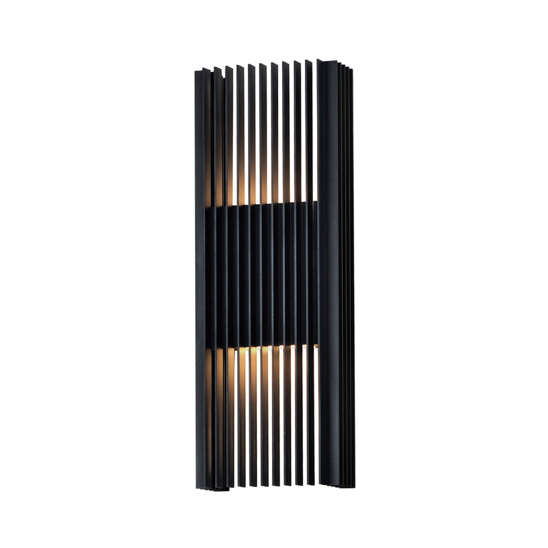 ET2 E30117-BK Rampart Large LED Outdoor Wall Sconce | Black