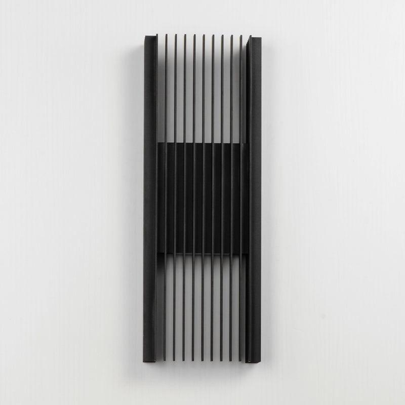 ET2 E30117-BK Rampart Large LED Outdoor Wall Sconce | Black