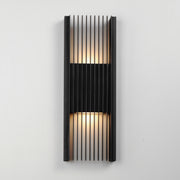 ET2 E30117-BK Rampart Large LED Outdoor Wall Sconce | Black