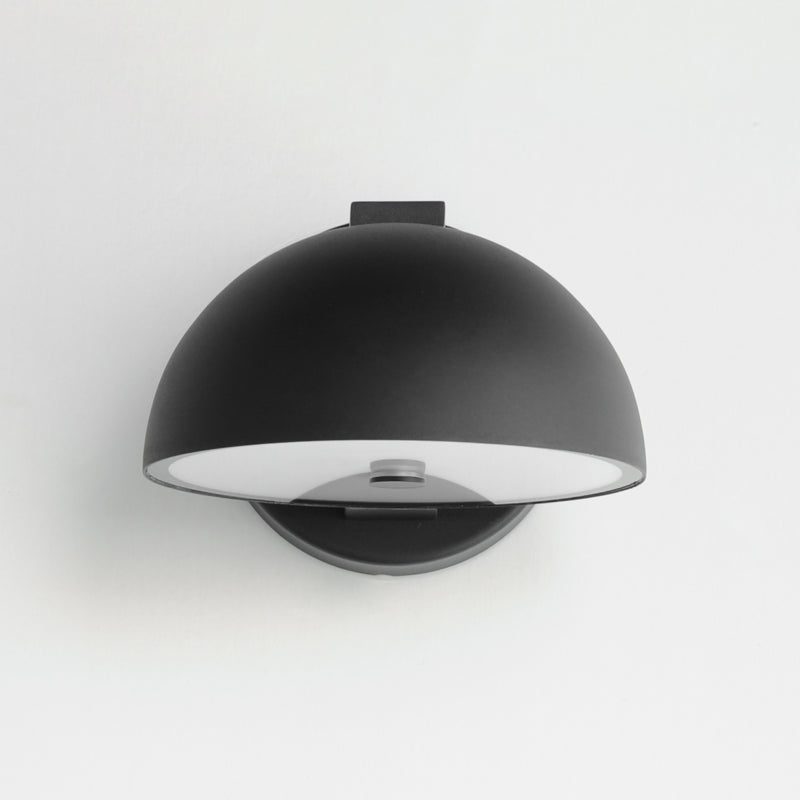 ET2 E30244-BK Cauldron 7" LED Outdoor Wall Sconce | Black