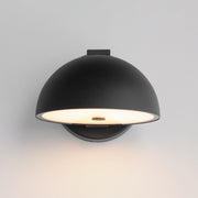 ET2 E30244-BK Cauldron 7" LED Outdoor Wall Sconce | Black