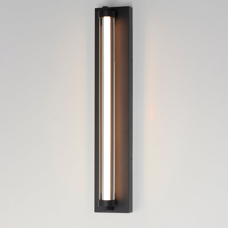 ET2 E30254-10BKGLD Fuse 27" LED Outdoor Wall Sconce | Black / Gold