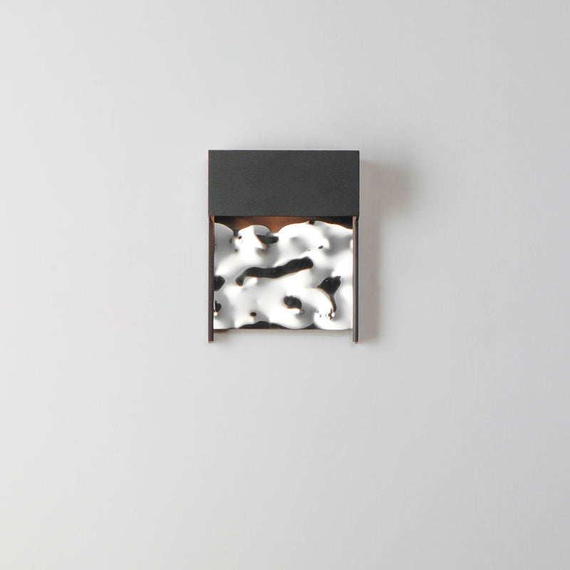 ET2 E30260-125BK Coulee Small LED Outdoor Wall Sconce | Black