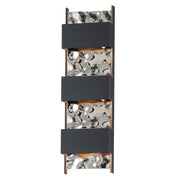 ET2 E30264-125BK Coulee Large LED Outdoor Wall Sconce | Black