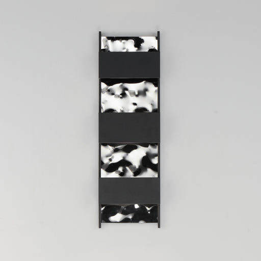 ET2 E30264-125BK Coulee Large LED Outdoor Wall Sconce | Black