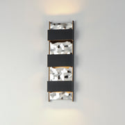 ET2 E30264-125BK Coulee Large LED Outdoor Wall Sconce | Black