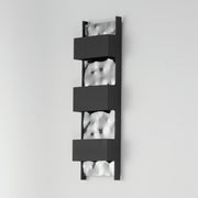 ET2 E30264-125BK Coulee Large LED Outdoor Wall Sconce | Black