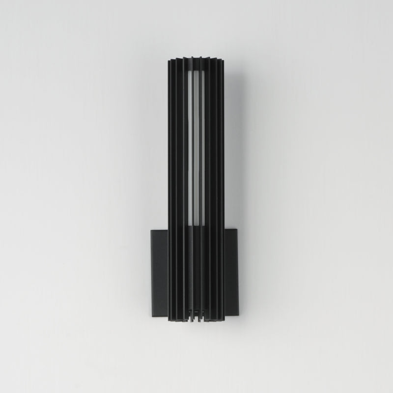 ET2 E30314-BK Citadel 14" LED Outdoor Wall Sconce | Black