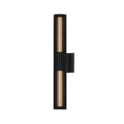 ET2 E30316-BK Citadel 24" LED Outdoor wall sconce | Black