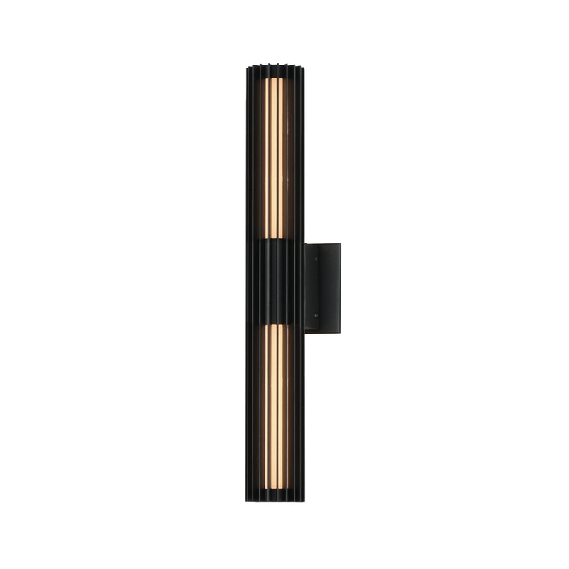 ET2 E30316-BK Citadel 24" LED Outdoor wall sconce | Black