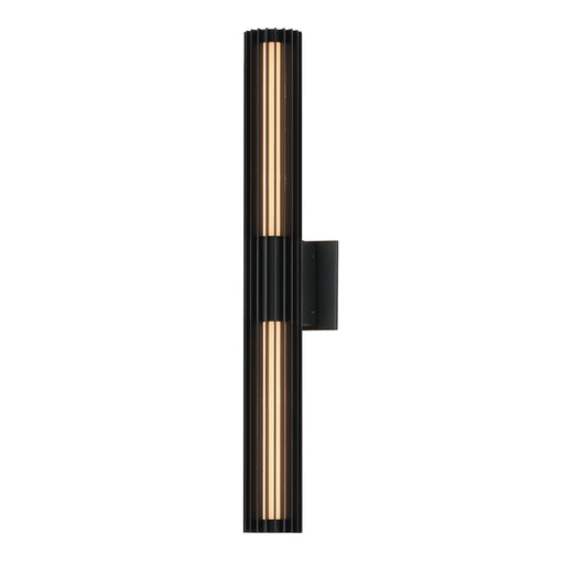 ET2 E30318-BK Citadel 28" LED Outdoor wall sconce | Black
