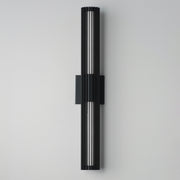 ET2 E30318-BK Citadel 28" LED Outdoor wall sconce | Black