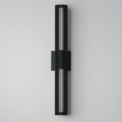 ET2 E30318-BK Citadel 28" LED Outdoor wall sconce | Black
