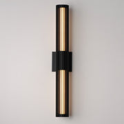 ET2 E30318-BK Citadel 28" LED Outdoor wall sconce | Black