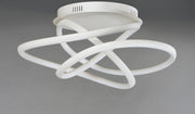 ET2 E30640-MW Twisted LED Flush Mount | Matte White