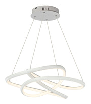 ET2 E30644-MW Twisted LED Pendant | Matte White
