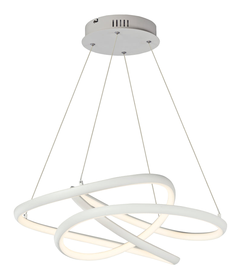 ET2 E30644-MW Twisted LED Pendant | Matte White