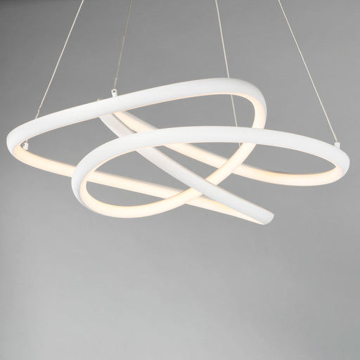 ET2 E30644-MW Twisted LED Pendant | Matte White