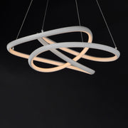 ET2 E30644-MW Twisted LED Pendant | Matte White