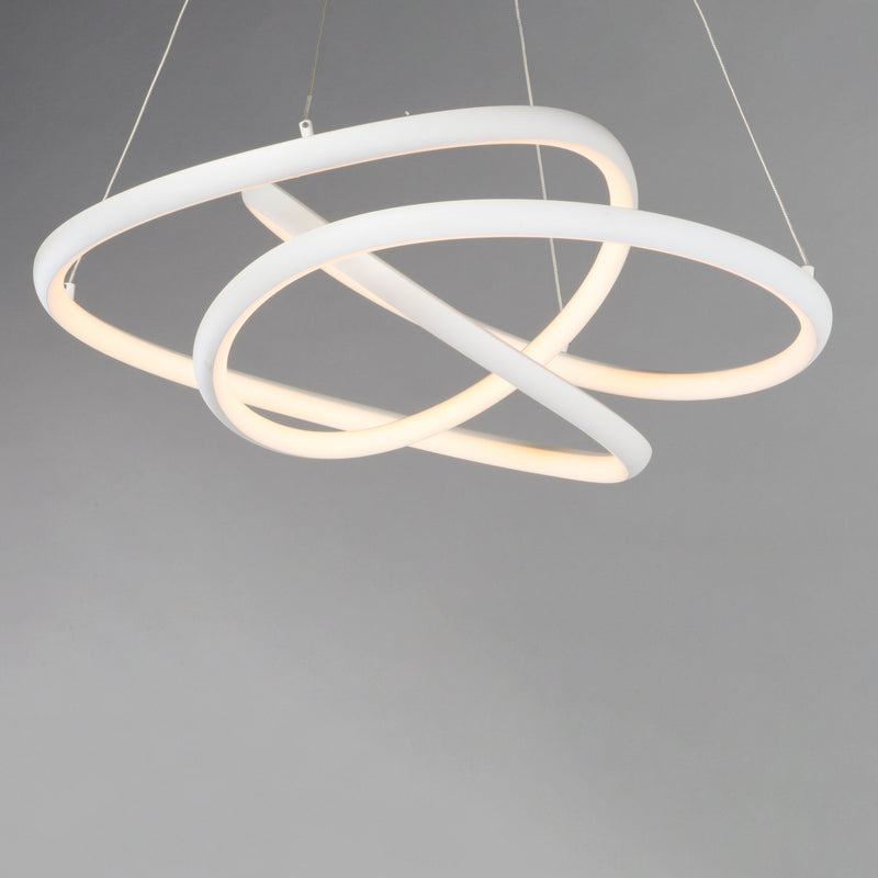 ET2 E30644-MW Twisted LED Pendant | Matte White