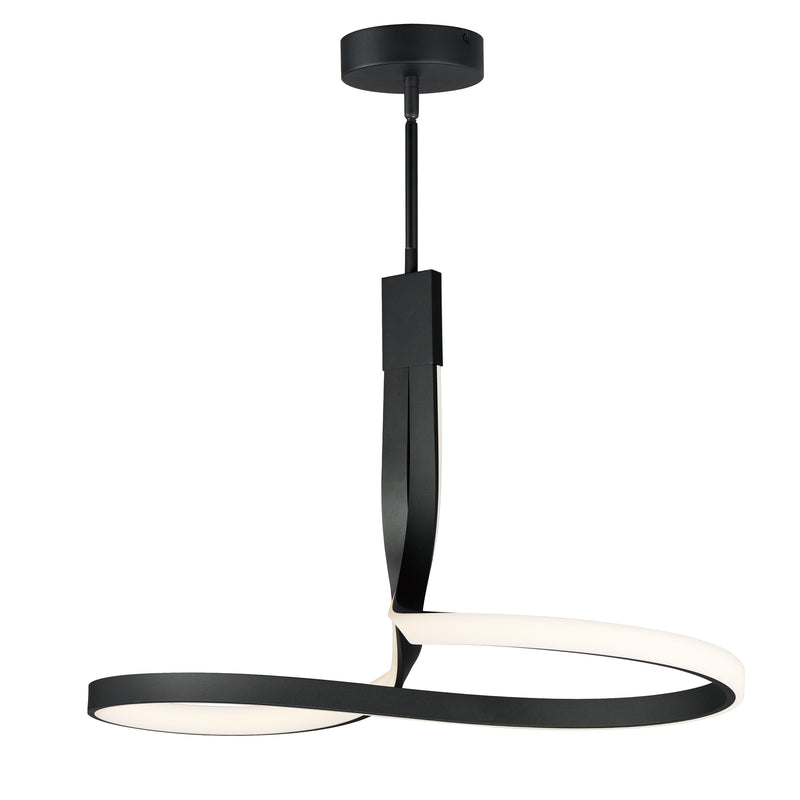 ET2 E30662-BK Serpentine LED Pendant | Black