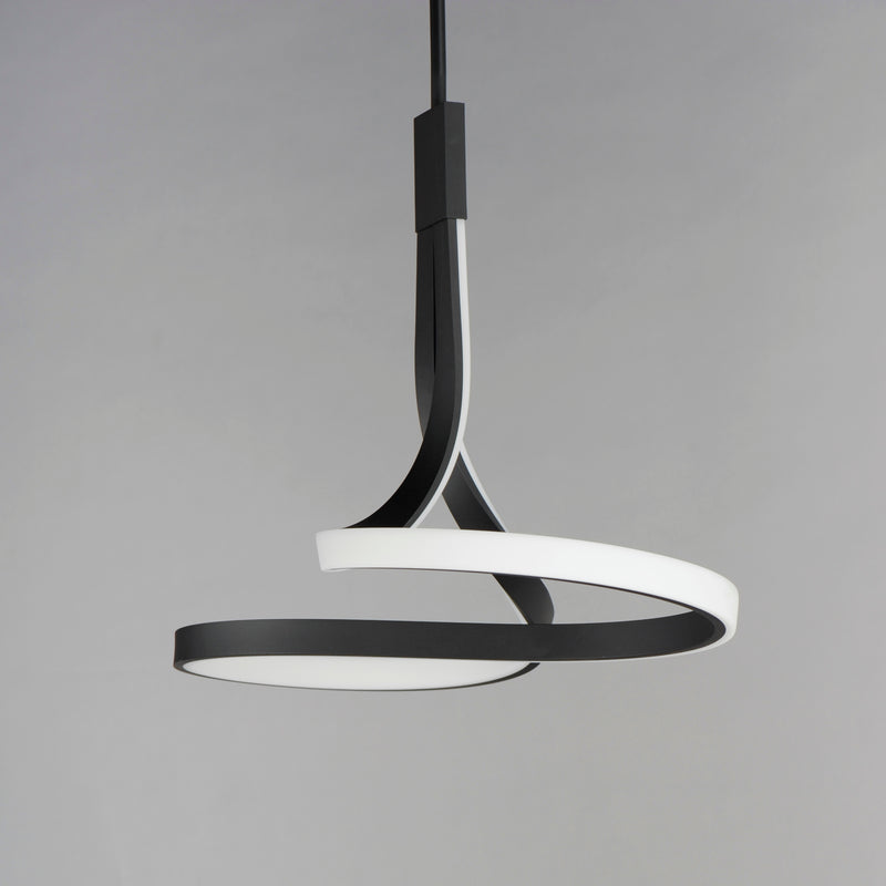 ET2 E30662-BK Serpentine LED Pendant | Black
