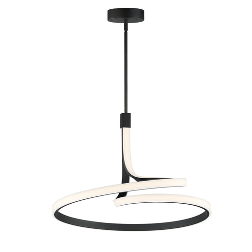 ET2 E30664-BK Serpentine Large Pendant | Black