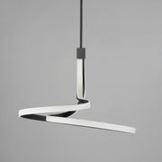 ET2 E30664-BK Serpentine Large Pendant | Black