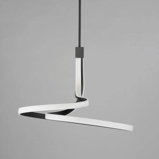 ET2 E30664-BK Serpentine Large Pendant | Black