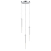 ET2 E31095-93PC Pipette 3 Light LED Pendant | Polished Chrome