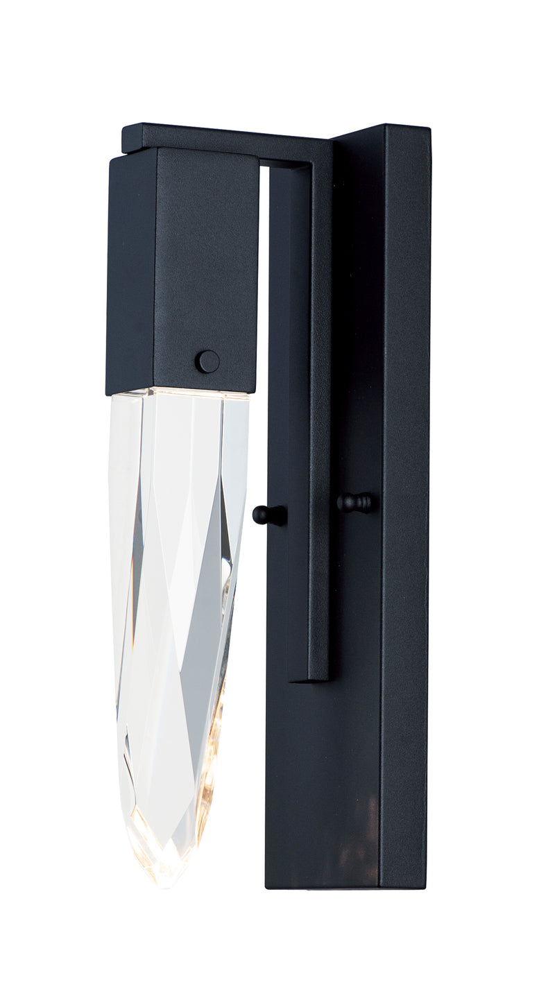 ET2 E31240-20BK Quartz LED Wall Sconce | Black