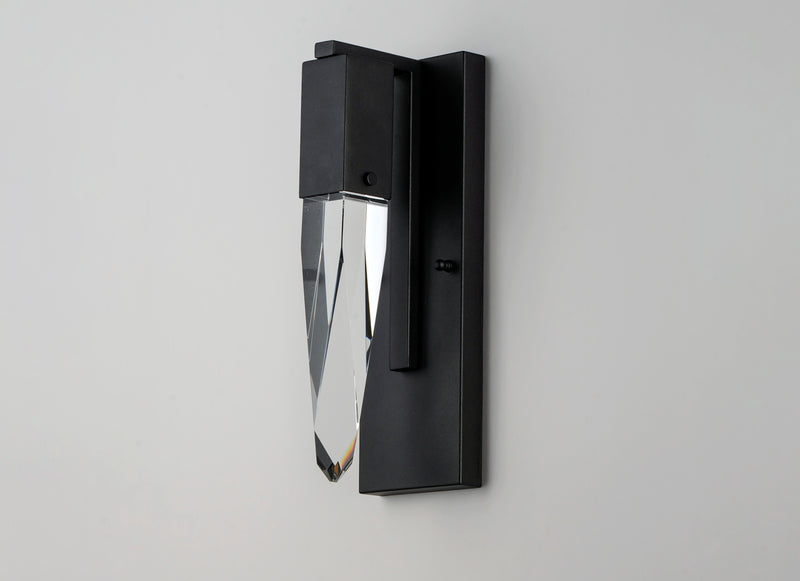 ET2 E31240-20BK Quartz LED Wall Sconce | Black