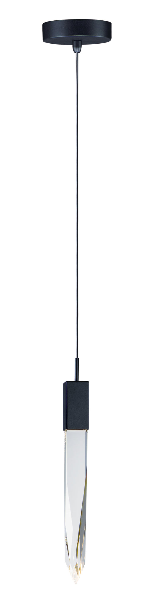 ET2 E31241-20BK Quartz 1 Light LED Pendant | Black