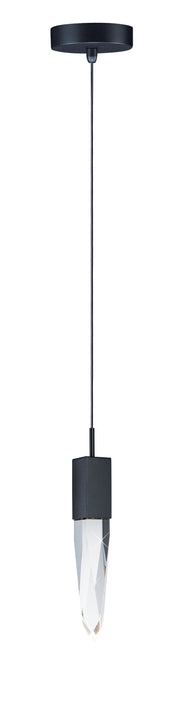 ET2 E31242-20BK Quartz 1 Light LED Pendant | Black