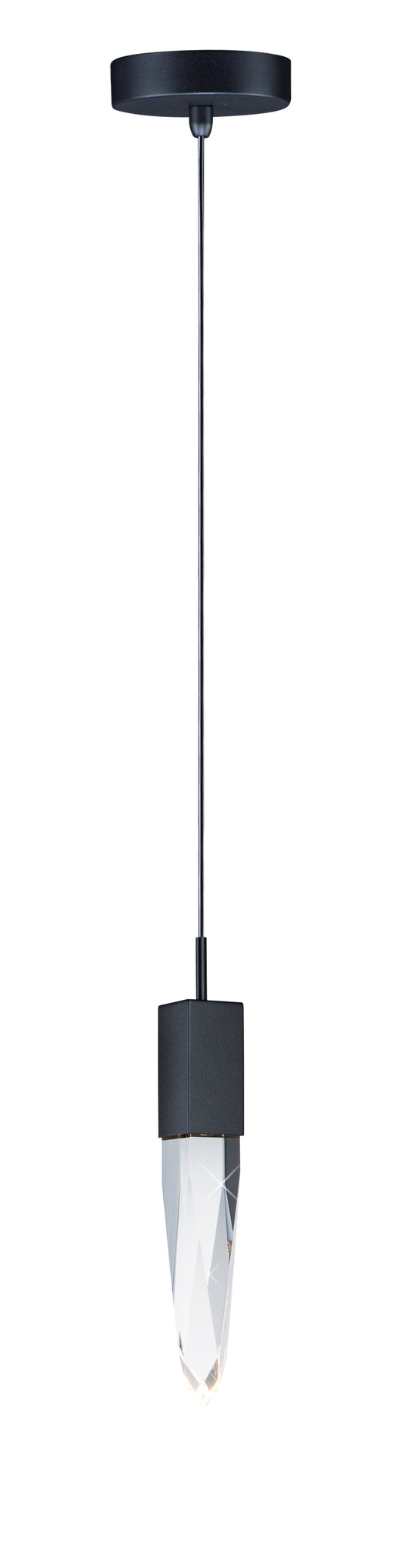 ET2 E31242-20BK Quartz 1 Light LED Pendant | Black