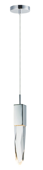 ET2 E31242-20PC Quartz 1 Light LED Pendant | Polished Chrome