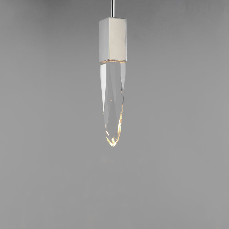 ET2 E31242-20PC Quartz 1 Light LED Pendant | Polished Chrome