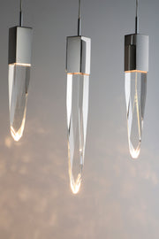 ET2 E31245-20PC Quartz 6 Light LED Pendant | Polished Chrome