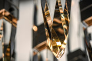 ET2 E31247-20BK Quartz 10 Light LED Pendant | Black