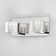 ET2 E32032-18PC Blocs 2 Light LED Wall Sconce | Polished Chrome