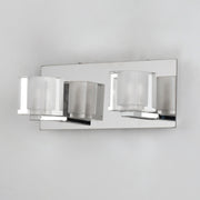 ET2 E32032-18PC Blocs 2 Light LED Wall Sconce | Polished Chrome