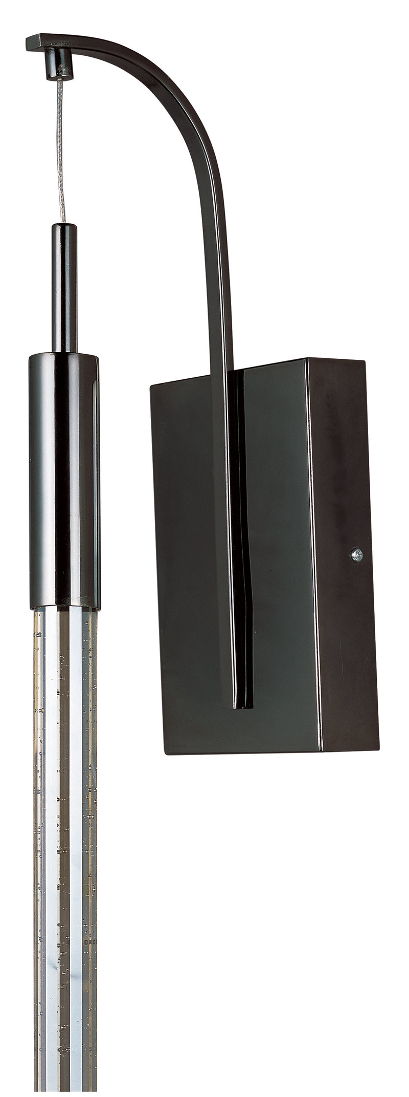 ET2 E32770-91BC Scepter 1 Light LED Wall Sconce | Black Chrome