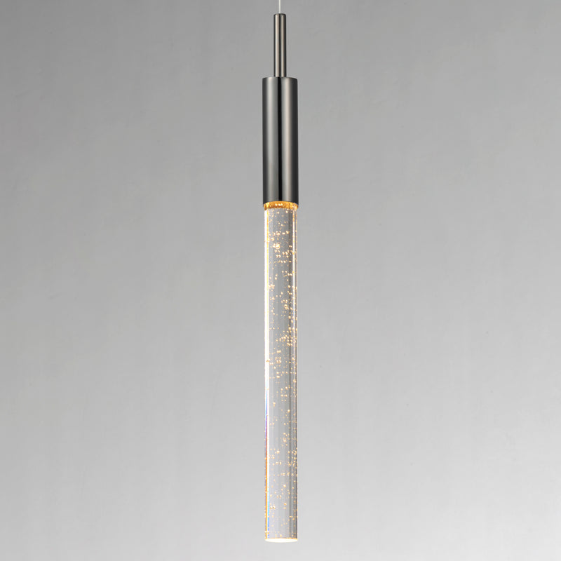 ET2 E32771-91BC Scepter 1 Light LED Pendant | Black Chrome