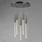 ET2 E32775-91BC Scepter 5 Light LED Pendant | Black Chrome