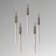 ET2 E32775-91BC Scepter 5 Light LED Pendant | Black Chrome