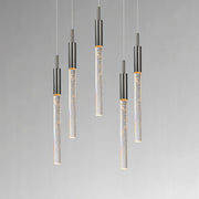 ET2 E32775-91BC Scepter 5 Light LED Pendant | Black Chrome