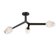 ET2 E32790-93BK Blossom 3 Light LED Flush Mount | Black