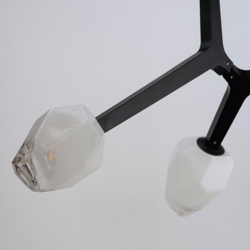 ET2 E32790-93BK Blossom 3 Light LED Flush Mount | Black