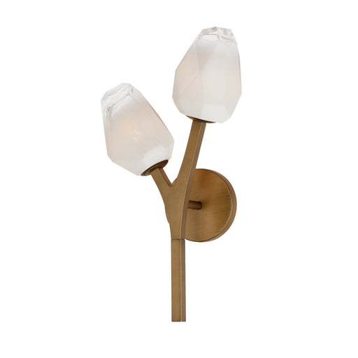 ET2 E32792-93NAB Blossom 2 Light LED Wall Sconce | Natural Aged Brass